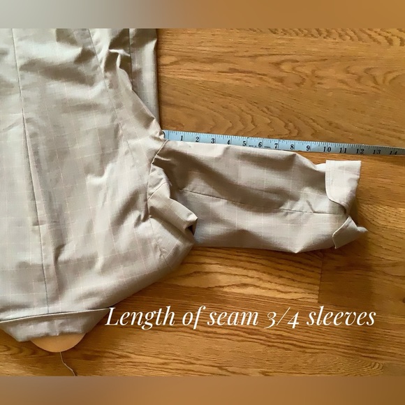 Rafaella Pantsuit Ladies Size 10 Tan Blue Pink - Picture 9 of 9